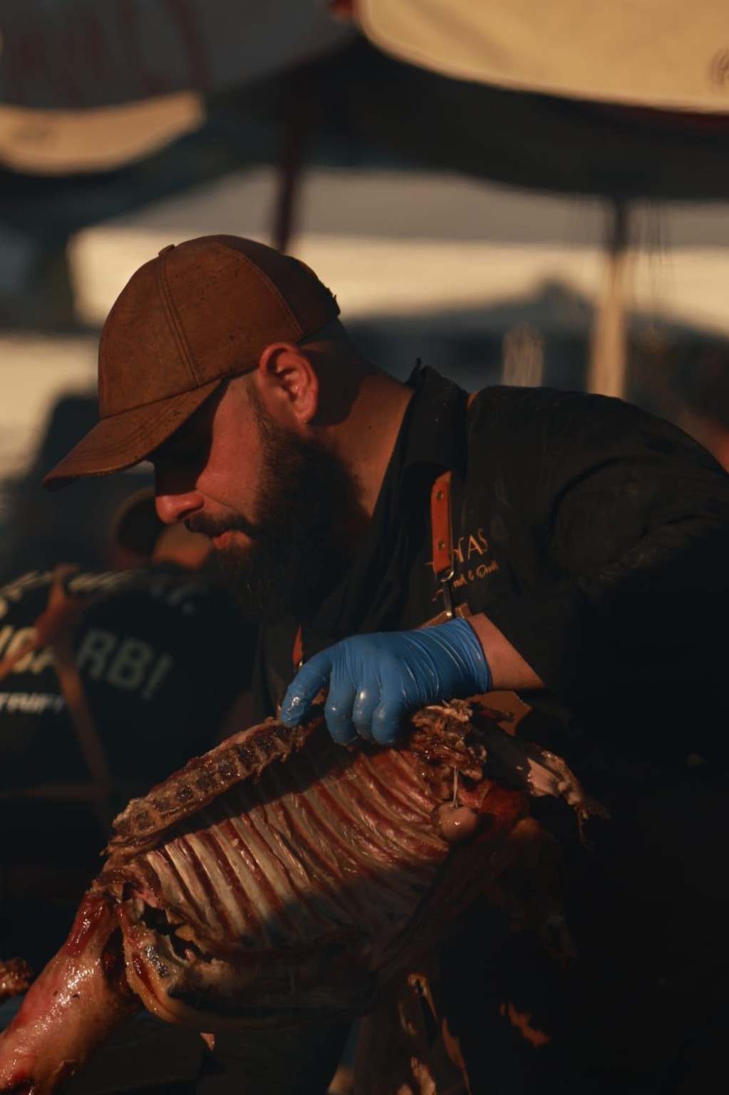 Rui Rocha a trabalhar num evento de cozinha ao vivo